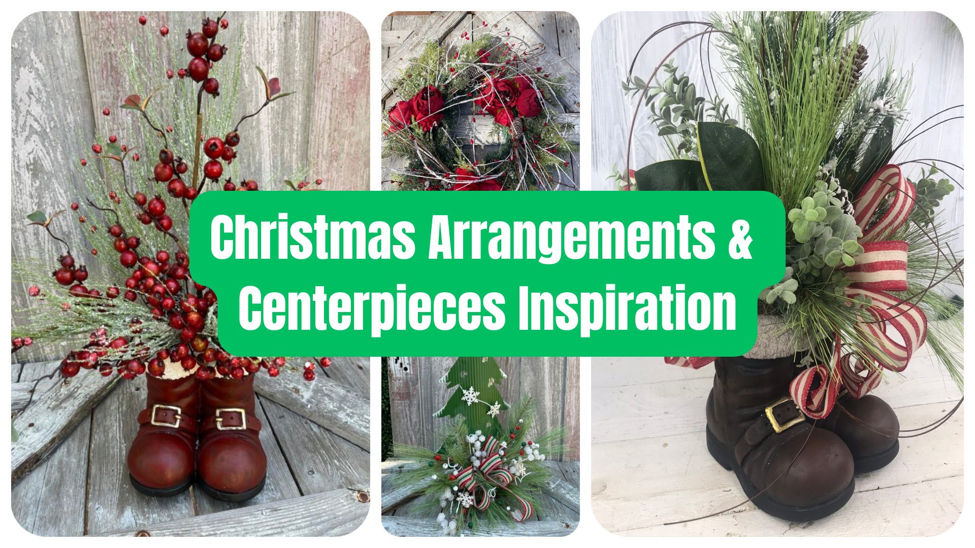 Christmas Arrangements and Centerpieces Compilation