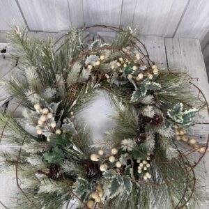 Snowy Winter Candle Ring