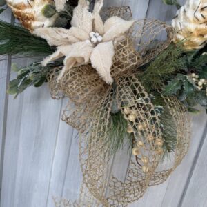 Winter Sparkle Wreath Bow