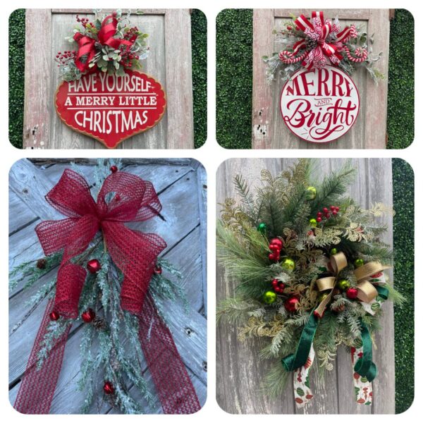 Vintage Inspired Christmas Wreaths
