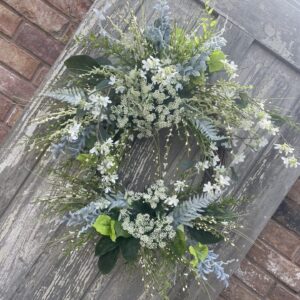 Neutral Wild Flower Wreath