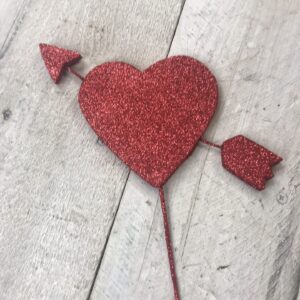 10in heart with arrow pick 61091