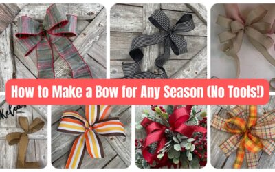 How to Make a Bow for Any Season (No Tools Needed!)