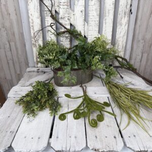 Quiet Grove Greenery Arrangement Supplies