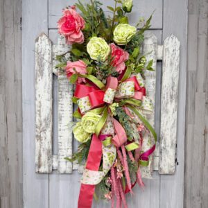 Bloomfield Coral Pink Floral Swag