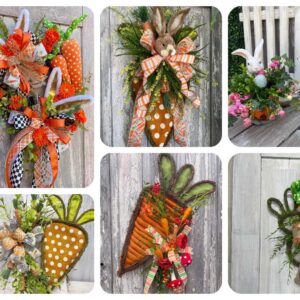 Spring Decor with Carrots