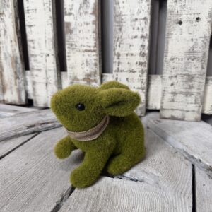 Small Green Moss Bunny E19207-GRN
