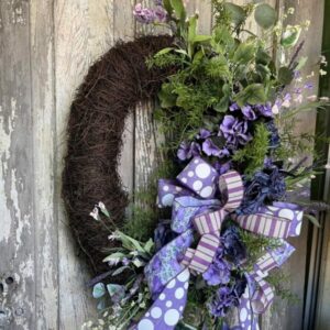 Chunky Vine and Roses Wreath