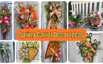 Spring Decor with Carrots: Wreaths, Door Hangers & Bunny Designs to Try This Season