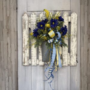 Grace in Blue Wall Pocket