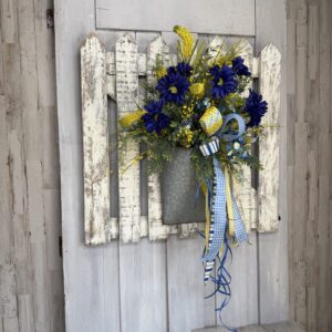 Grace in Blue Wall Pocket
