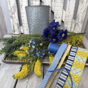 Grace in Blue Wall Pocket Supplies