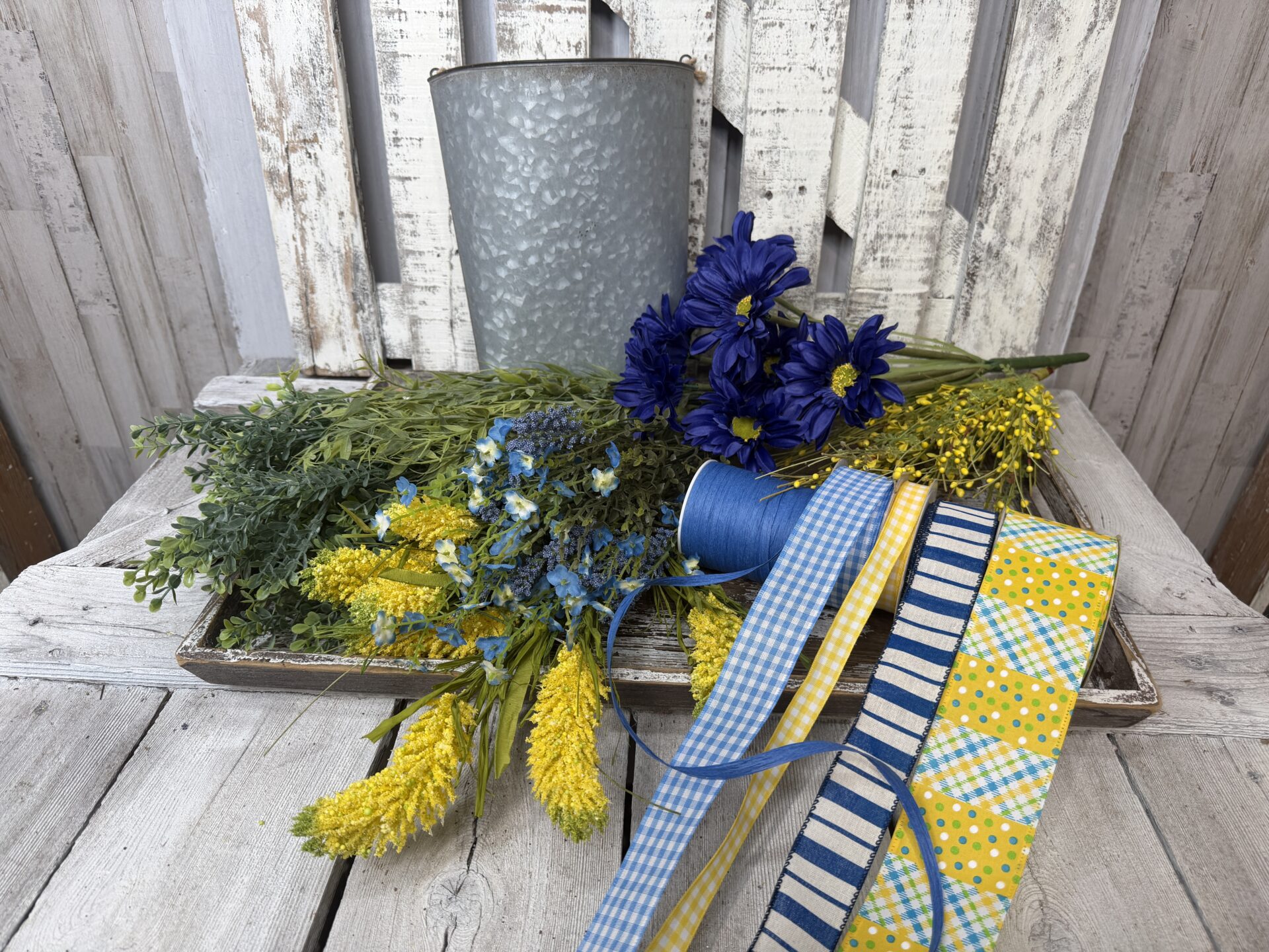 KDS Tutorial Grace in Blue Wall Pocket Supply List - Kelea's Florals