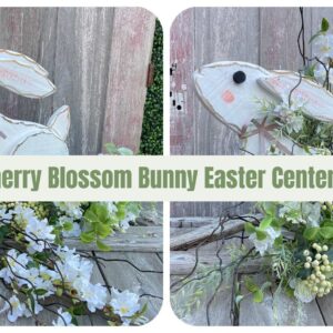 Cherry Blossom Bunny Easter Centerpiece