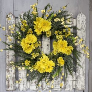 Sunlit Garden Round Wreath