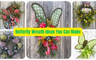 The Butterfly Collection: Whimsical DIY Wreaths for a Designer Front Door
