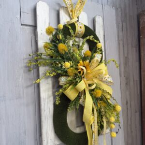 Sunlit Garden Double Wreath