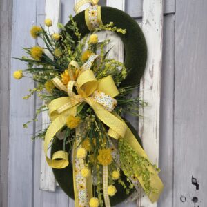 Sunlit Garden Double Wreath