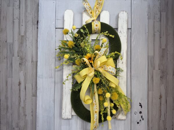 Sunlit Garden Double Wreath