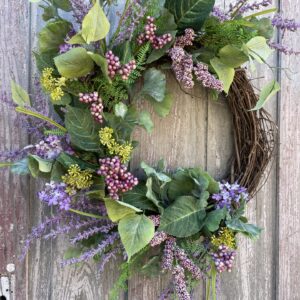 Purple Berry and Greenery Wreath Kit
