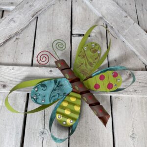 Colorful Rustic Metal Butterfly 2070350