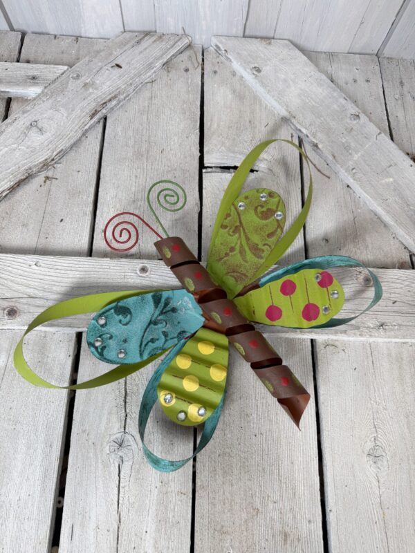 Colorful Rustic Metal Butterfly 2070350