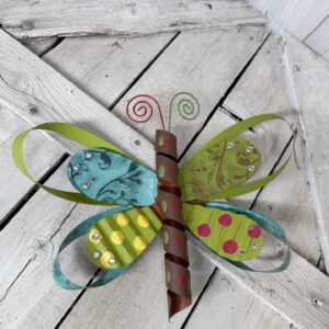 Colorful Rustic Metal Butterfly 2070350
