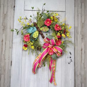 Garden Party Butterfly Wreath