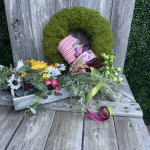 Elegant Wildflower Wreath with a Bow Supplies