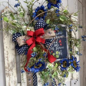 Stars and Stripes American Grace Wreath
