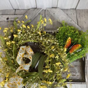 Butterflies and Sunshine Wreath Kit Supplies