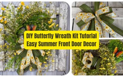 DIY Butterfly Wreath Kit Tutorial