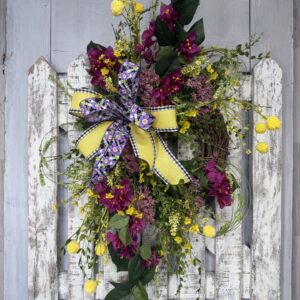 Bold Blooms Summer Collection Wreath