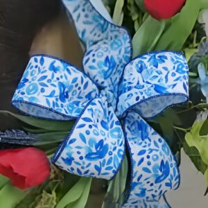 3 Loop Bow with 4inch Ribbon by Hand