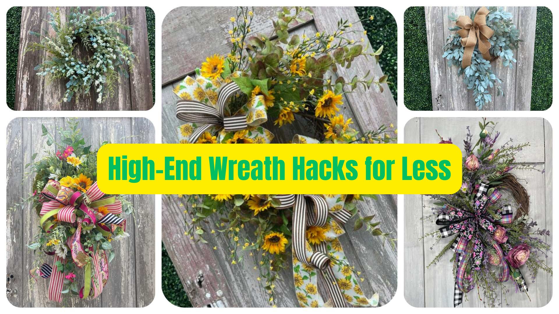 High-End Wreath Hacks for Less