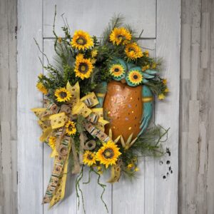 Fall Pumpkin Door Swag Kit - Kelea's Florals