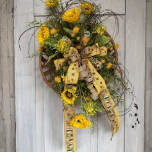 Sunflower Wall Basket