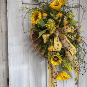 Sunflower Wall Basket