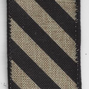 2.5″ Burlap and Black Diagonal Stripe X933340-20