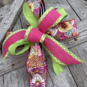 Reversible Ribbon Neon Funky Bow