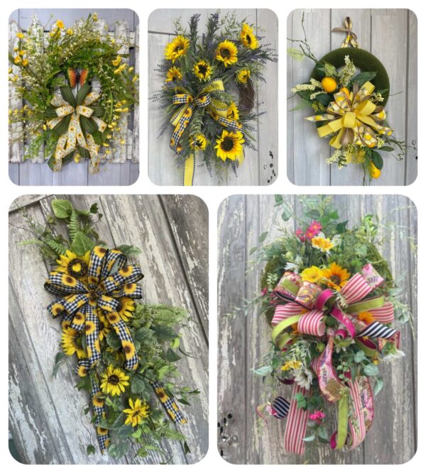 Best Selling Summer Floral Wreath Kits