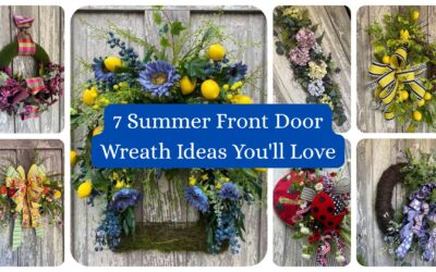 Summer Front Door Wreath Ideas That Look Custom