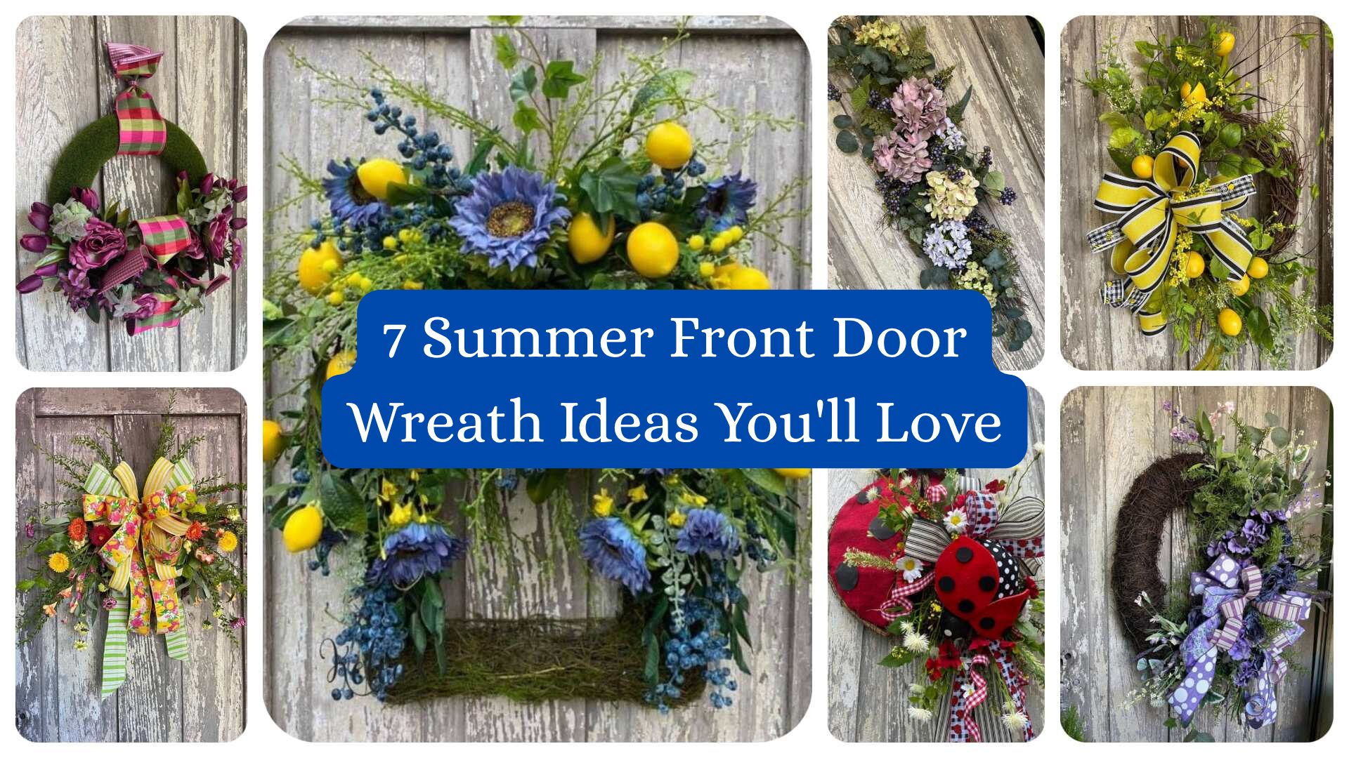 Summer Front Door Wreath