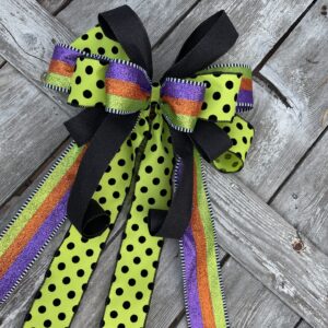 Glitter Halloween Bow