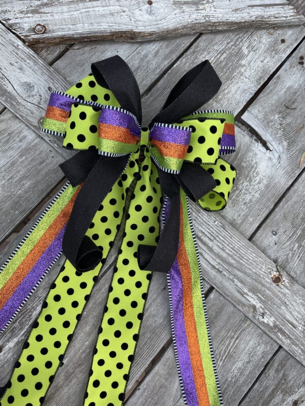 Glitter Halloween Bow