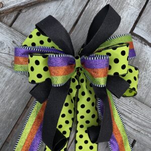 Glitter Halloween Bow