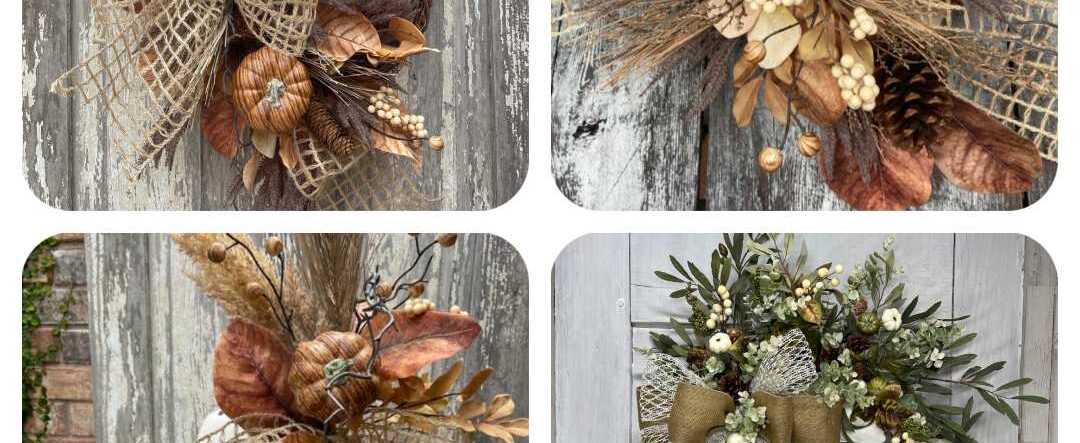 Designer Autumn Florals from a Garland Compilation