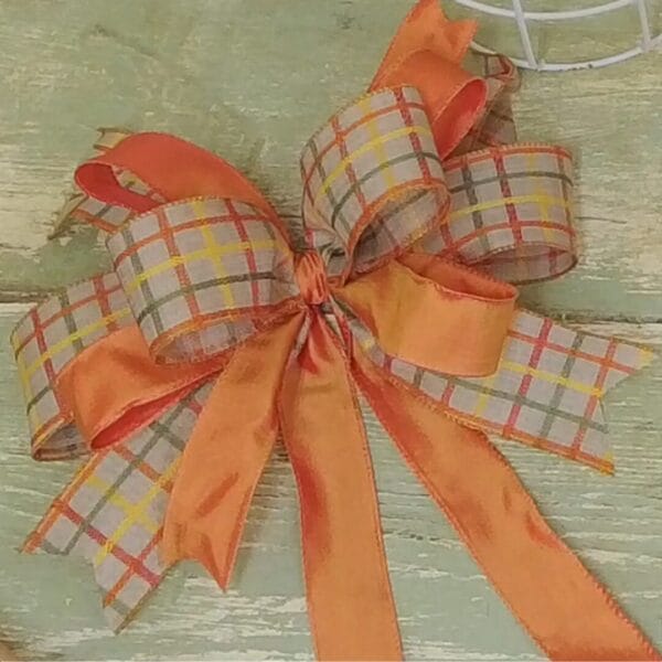 Fall Bow for a Lantern