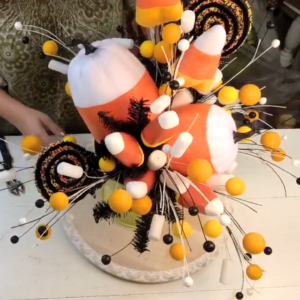 Candy Corn Centerpiece sq