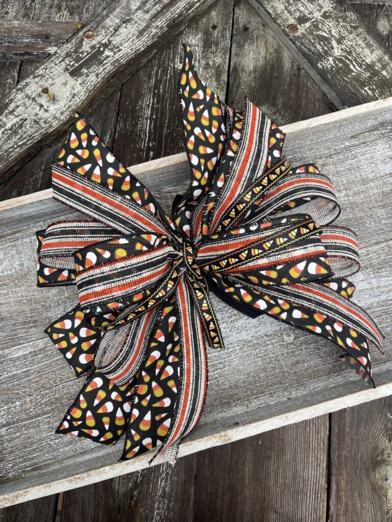 Unique Stacked Halloween Bow